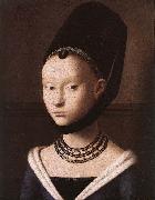 CHRISTUS, Petrus Portrait of a Young Girl after painting